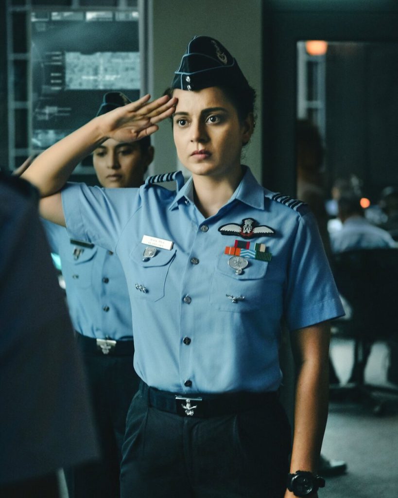 Kangana Ranaut as Air Force Pilot in Tejas Movie